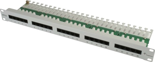 Telegärtner 19" ISDN-Panel 25-Port 1HE, RAL7035 MPPISDN 25-H kurz