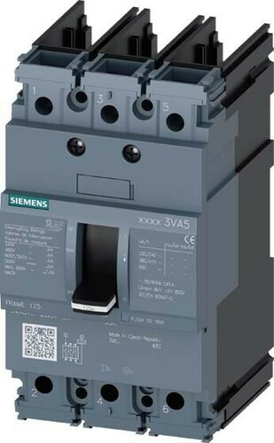 Siemens Dig.Industr. Leistungsschalter 3VA5 UL Frame 125 3VA5180-6ED31-0AA0 Siemens Dig.Industr. Leistungsschalter 3VA5 UL Frame 125 3VA5180-6ED31-0AA0
