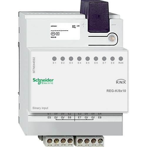Schneider Electric Binäreingang REG-K/8x10,lichtgrau MTN644592