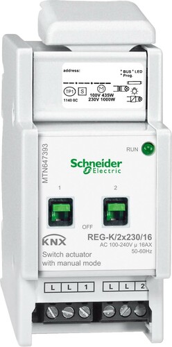 Schneider Electric Schaltaktor REG-K/2x230/16 MTN647393