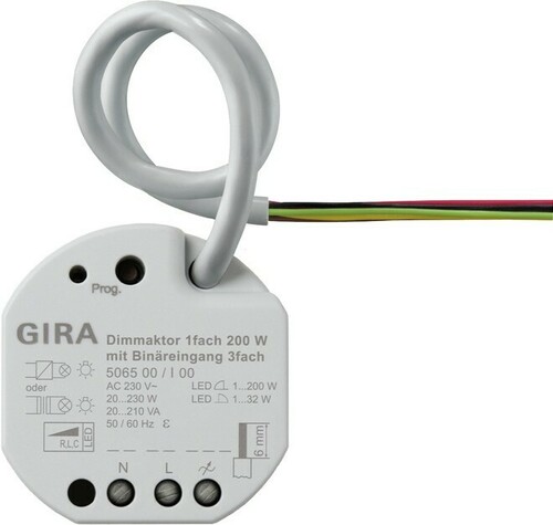 Gira Dimmaktor 1-fach 200W UP KNX Secure 506500