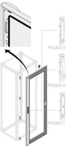 Striebel&John Tür mit Sichtscheibe Raster12 Bauhöhe 8 PDNG1856