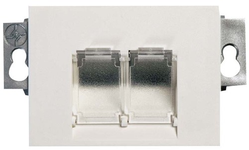 Telegärtner Modul-Aufnahme 2-fach 55x41, für GB2/3 100022169