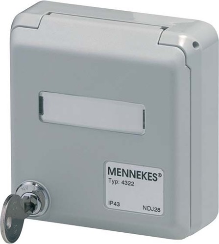 Mennekes Datendose Cepex lichtgrau 4342