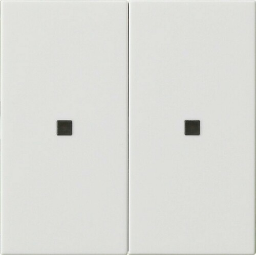 Gira KNX RF Bedienaufsatz 2-f. Reinweiß 510703