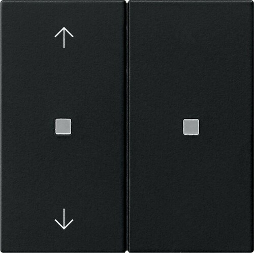 Gira KNX RF Bedienaufsatz 2-f. Schwarz 5108005