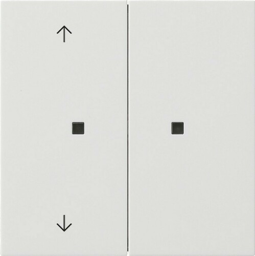 Gira KNX RF Bedienaufsatz 2-f. Reinweiß 5108112