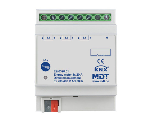 MDT technologies Energiezähler 3-fach 20 A, Direktmessung EZ-0320.01