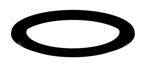 Theben Abdeckrahmen schwarz Cover 85 BK