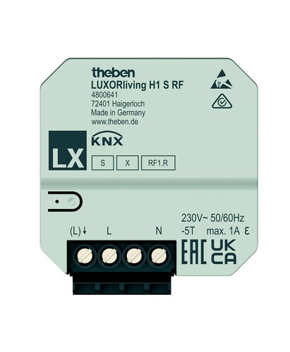 Theben Funk-Heizungsaktor 1-fach LUXORliving H1 S RF