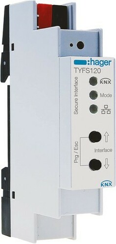 Hager Schnittstelle KNX/IP Secure, REG TYFS120 Hager Schnittstelle KNX/IP Secure, REG TYFS120