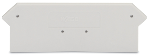 WAGO GmbH & Co. KG Abschluss-u.Zwischenplatte lichtgrau 279-318 WAGO GmbH & Co. KG Abschluss-u.Zwischenplatte lichtgrau 279-318