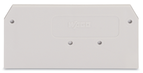 WAGO GmbH & Co. KG Abschluss-u.Zwischenplatte lichtgrau 279-330