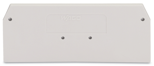 WAGO GmbH & Co. KG Abschluss-u.Zwischenplatte lichtgrau 279-341