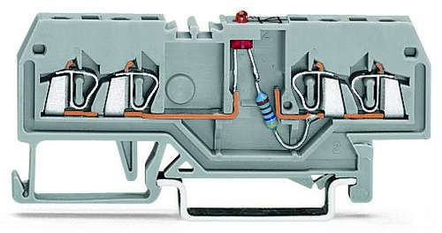 WAGO GmbH & Co. KG Bauelementklemme Leiter,LEDrot,grau 279-809/281-413 WAGO GmbH & Co. KG Bauelementklemme Leiter,LEDrot,grau 279-809/281-413