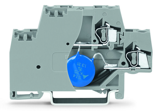 WAGO GmbH & Co. KG Bauelementklemme Abschlussplatte,grau 280-504/281-584 WAGO GmbH & Co. KG Bauelementklemme Abschlussplatte,grau 280-504/281-584
