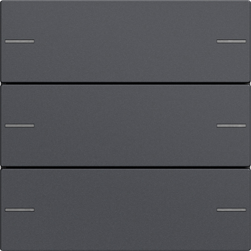 Gira Wippenset 3-fach Tastsensor Anthrazit 575328
