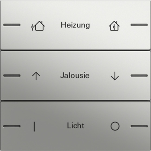 Gira Wippenset 3-fach indiv. Tastsensor Edelstahl 5763600