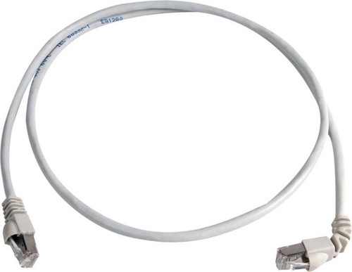 Telegärtner Patchkabel S/FTP 6A gr 1,0m 1x90Grd 100008011