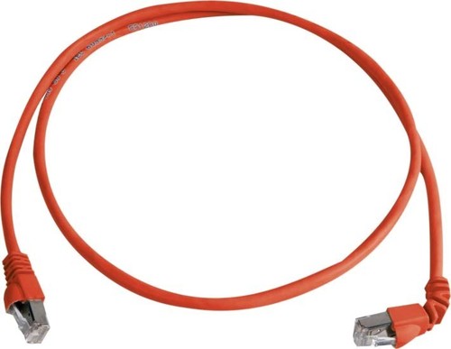 Telegärtner Patchkabel S/FTP 6A rt 1,0m 1x90Grd 100008015