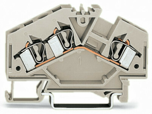 WAGO GmbH & Co. KG 3-Leiter-Durchgangsklemme 4mm² 281-998 WAGO GmbH & Co. KG 3-Leiter-Durchgangsklemme 4mm² 281-998