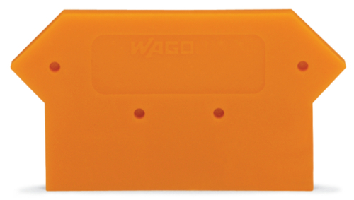 WAGO GmbH & Co. KG Abschluss-u.Zwischenplatte lichtgrau 282-318