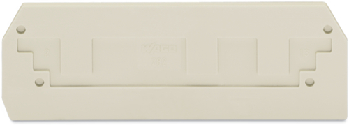 WAGO GmbH & Co. KG Abschluss-u.Zwischenplatte lichtgrau 282-341 WAGO GmbH & Co. KG Abschluss-u.Zwischenplatte lichtgrau 282-341