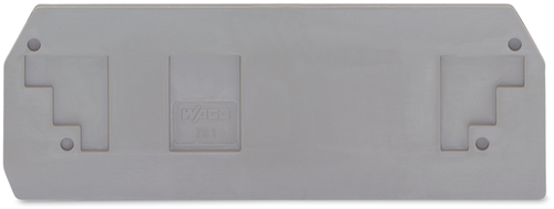 WAGO GmbH & Co. KG Abschluss-u.Zwischenplatte lichtgrau 283-354