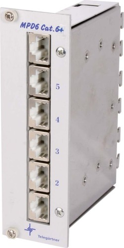 Telegärtner Mini-Verteiler Cat.6A MPD6-HS K 3HE/8TE 100006991