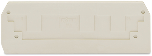 WAGO GmbH & Co. KG Abschluss-u.Zwischenplatte lichtgrau 284-341 WAGO GmbH & Co. KG Abschluss-u.Zwischenplatte lichtgrau 284-341