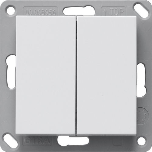Gira RF Wandsender 2-fach KNX Reinweiß m 517827