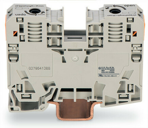 WAGO GmbH & Co. KG 2-Leiter-Durchgangsklemme Ex e II geeignet 285-935 WAGO GmbH & Co. KG 2-Leiter-Durchgangsklemme Ex e II geeignet 285-935