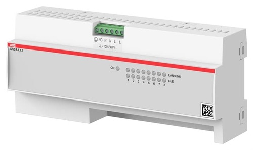 ABB Stotz S&J IP Switch PoE, 8 Ports ISP/S8.1.1.1