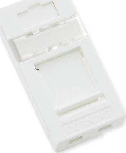 Corning Kombirahmen 22,5x45mm rw f.1 FutureCom Modul CAXCSE-G0201-C012
