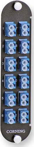 Corning CCH Verteilerp. 24 Faser m.12 LC Dx SM Kuppl CCHE-CP24-04