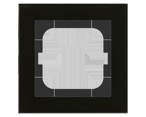 MDT technologies Glasrahmen 1-fach schwarz für 63mm Programme BE-GTR163S.01S