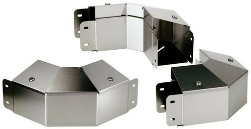 nVent Hoffman 90 ELB FRONT COVER SLOPED OUT CTS46EFCO90SS