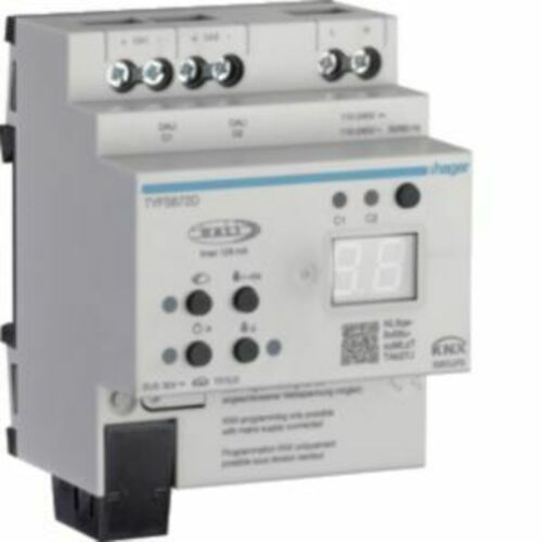 Hager KNX/DALI 2 Gateway Secure, 2 Fach TYFS672D Hager KNX/DALI 2 Gateway Secure, 2 Fach TYFS672D