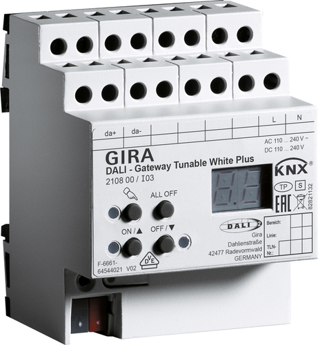Gira DALI-Gateway Tunable White Plus für KNX 211100