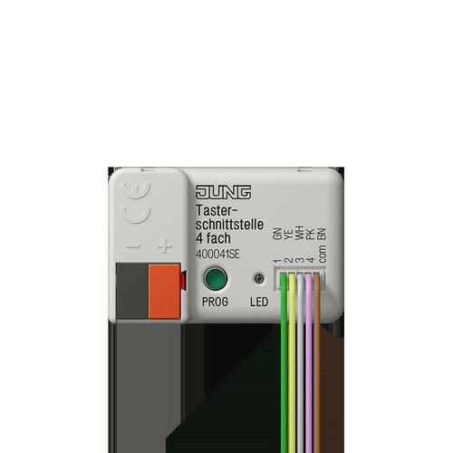 Jung KNX Tasterschnittstelle 4-fach ch, Secure 40004 1S E