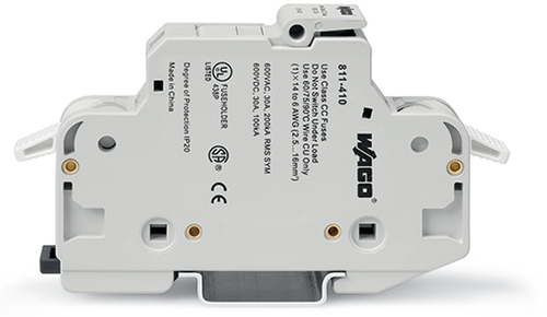 WAGO GmbH & Co. KG 2-Leiter-Sicherungshalter CC,1-polig,lichtgrau 811-410
