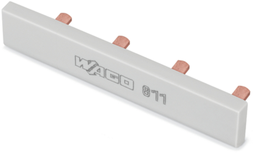WAGO GmbH & Co. KG Brücker 4-fach isoliert,lichtgrau 811-474
