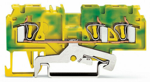 WAGO GmbH & Co. KG 3-Leiter-Schutzleiterklem. grün-gelb 880-687/999-940