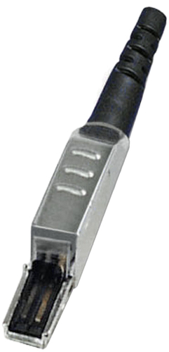 Dätwyler IT Infra Unilan PS-Datenstecker 1P geschirmt schwarz 1411985