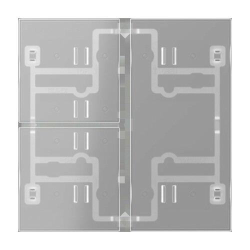 Jung Tastensatz 3-fach ch transparent 403 TSA T