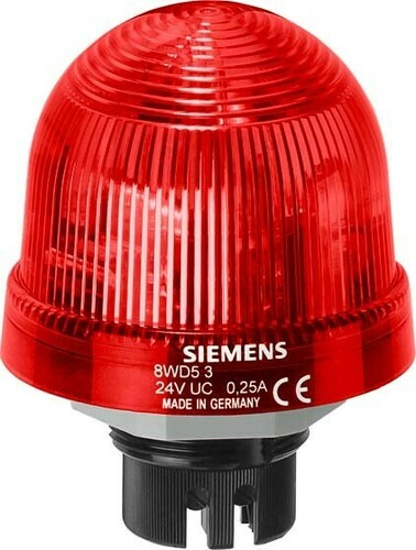 Siemens Dig.Industr. Einbauleuchte 115V UC rot 8WD5340-0CB