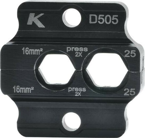 Klauke Presseinsatz D-Reihe, 6 - 16 mm² D504