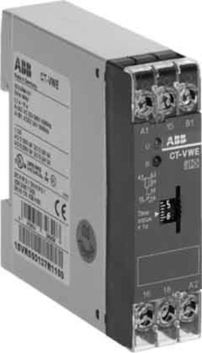 ABB Stotz S&J Zeitrelais 24VAC/DC,220-240VAC CT-VWE 0,1-10s