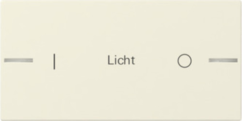 Gira Wippe Wippenset 2-fach indiv. Tastsens. Cremeweiß 862201