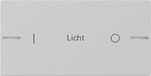 Gira Wippe Wippenset 2-fach indiv. Tastsens. Grau m 8622015